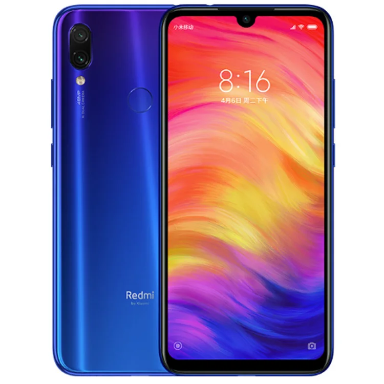 Мобильный телефон Xiaomi Redmi Note 7 Pro с глобальной OTA rom, 6 ГБ ОЗУ, 128 Гб ПЗУ, Восьмиядерный процессор Snapdragon 675, полный экран, двойная камера 48 МП - Цвет: Blue 128GB