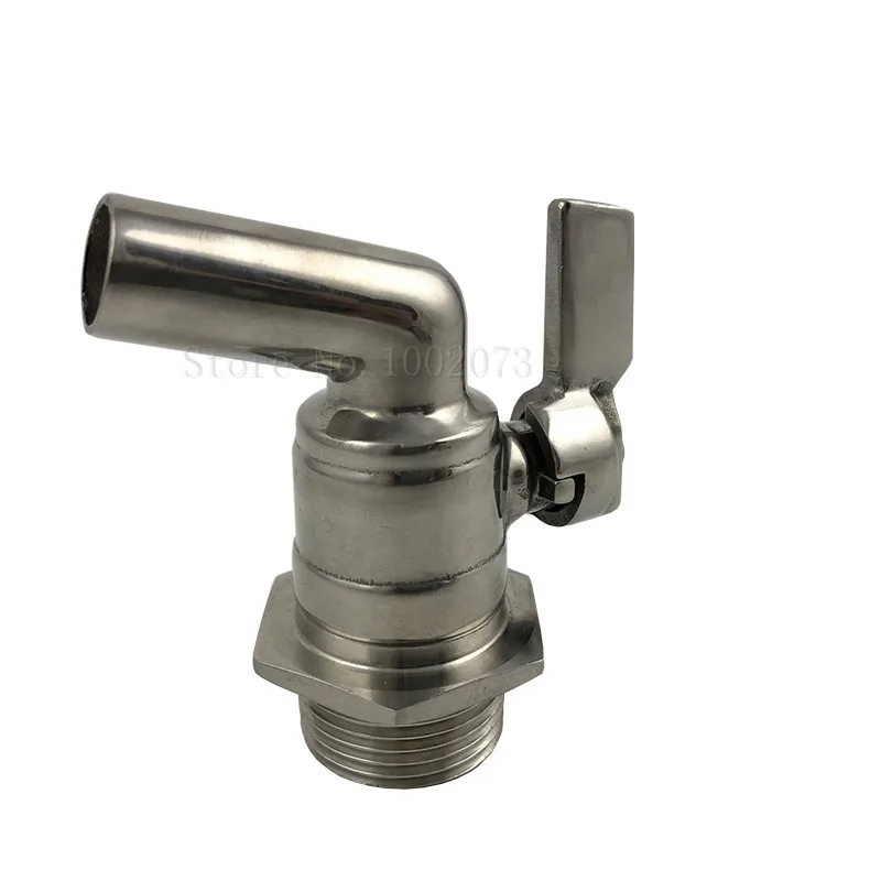 Stainless Steel Beer Brewing Faucet tap 1inch HomeBrew Barrel Keg Beverage Juice Dispenser Spigot Fermenter Fridge Kegerator Tap (7)
