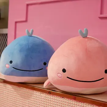 

Cute Down cotton whale plush toy super soft dolphin pillow Stuffed toys high quality Aquatic creatures birthday gift