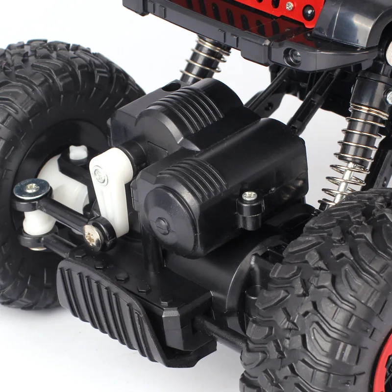 YUKALA 1/18 2,4G 4CH 4WD Rock Crawlers 4x4 вождение автомобиля пульт дистанционного управления модель внедорожника игрушки с светильник