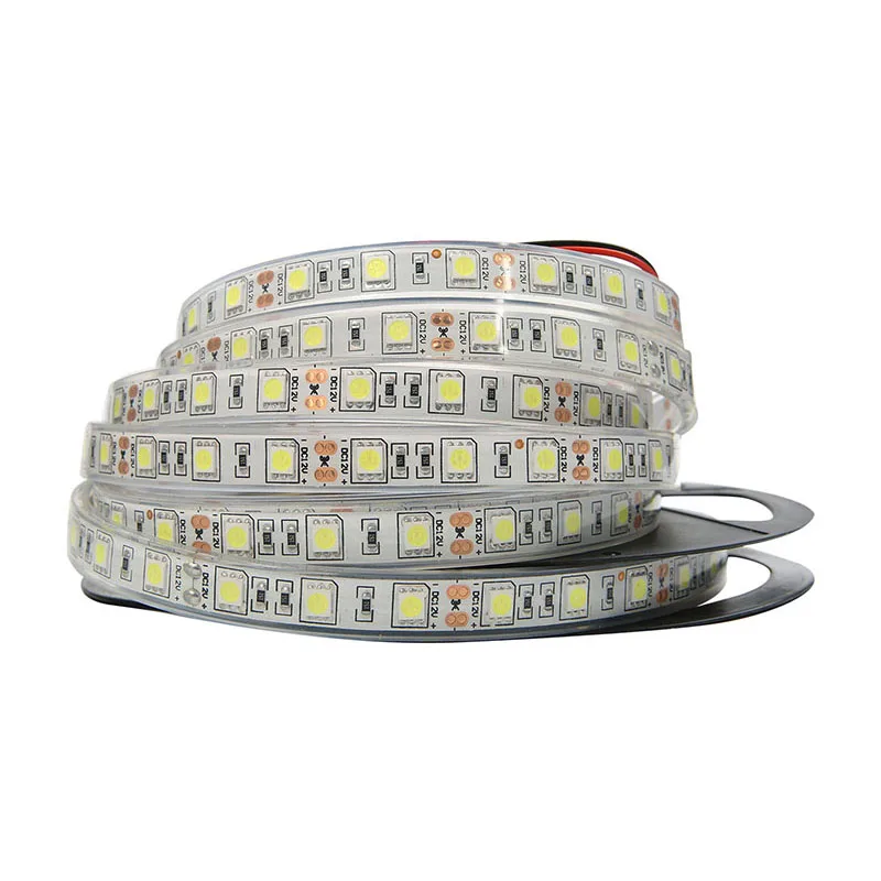 Водонепроницаемые светодиодные ленты 5050 RGB DC12 в IP68 60 светодиосветодиодный s/m для