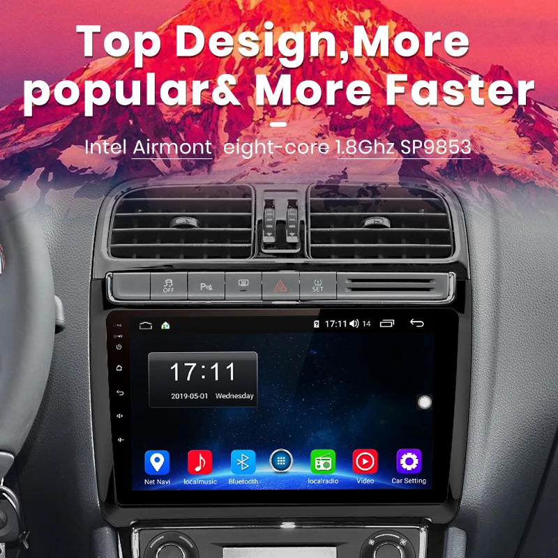 Junsun V1 pro 4G+ 64G CarPlay Android 9,0 DSP для POLO 2009- автомобильный Радио мультимедийный видеоплеер навигация gps RDS 2 din dvd