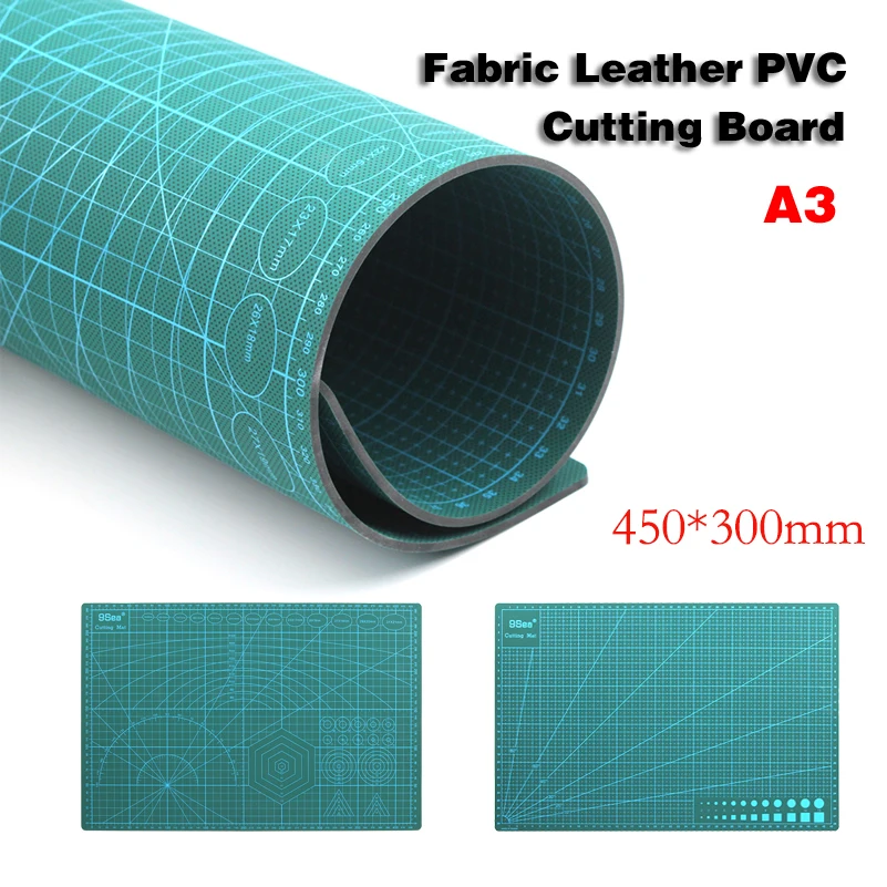 

Manual model Cutting pad DIY engraving Edition paper cutting rail Cutting tool A3 PVC Self Healing Cutting Mat Fabric Leather