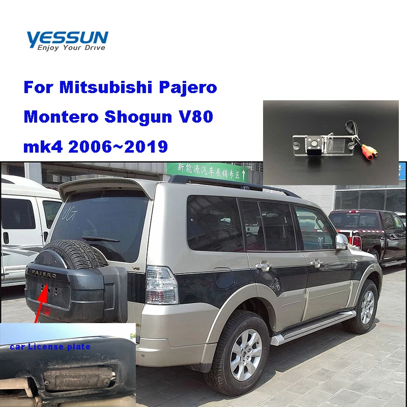 Yessun Автомобильная камера заднего вида для Mitsubishi Pajero Montero Shogun V80 Pajero V93 mk4 2006~ резервная камера