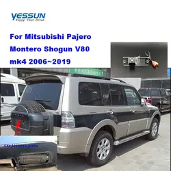 Yessun Автомобильная камера заднего номерного знака для Mitsubishi Pajero Montero Shogun V80 mk4 2006 ~ 2019 камера заднего вида помощь