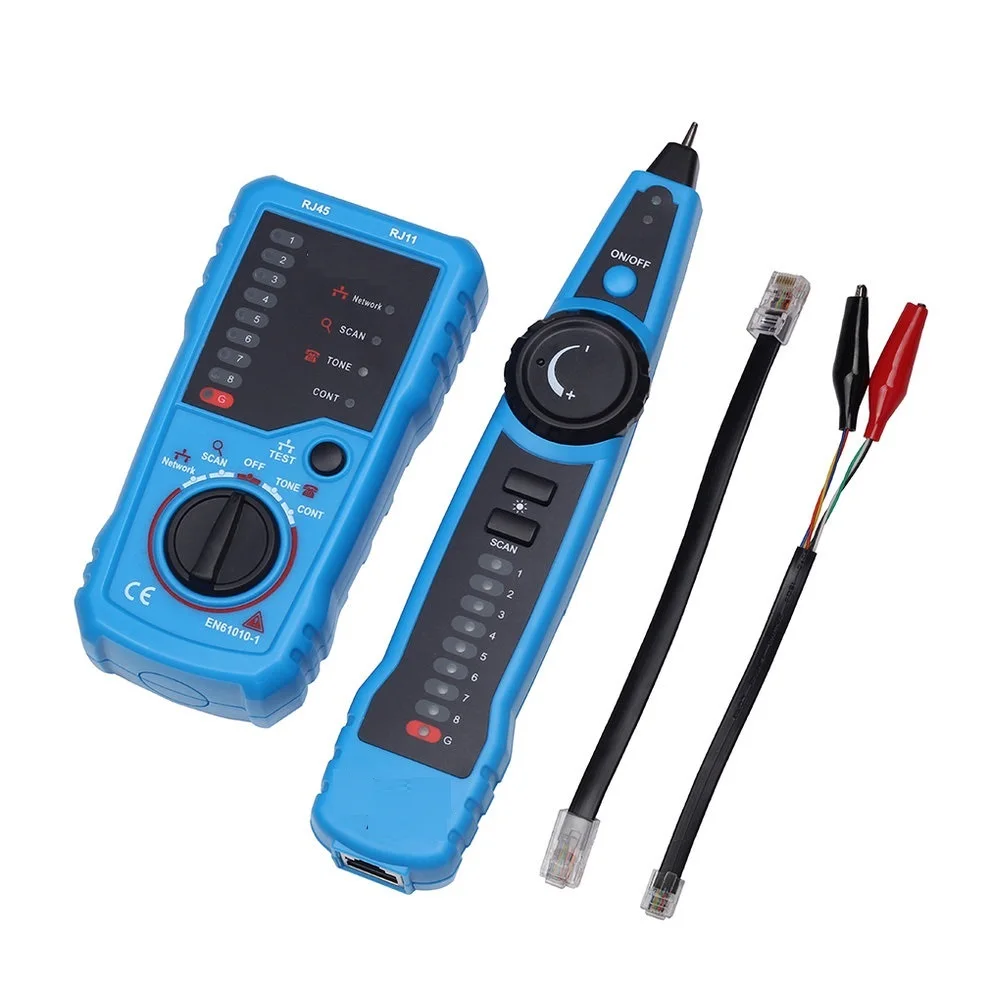2 шт. FWT11 ручной многофункциональный RJ45 RJ11 Сетевой провод трекер тестер