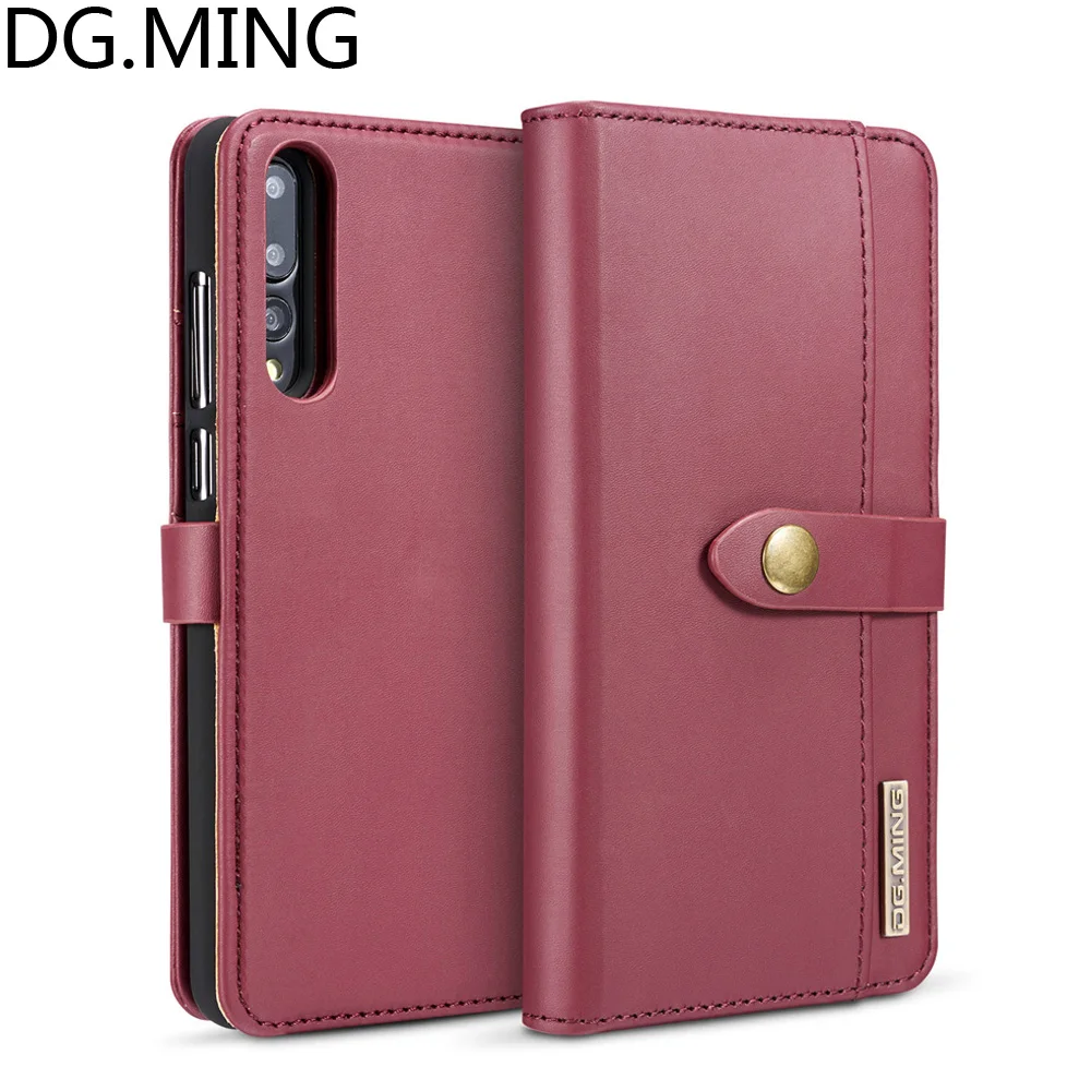 

6.1'' Notepad style Card Pocket Phone Cases for Huawei P20 Pro Case PU Leather Split Magnetic PC Back Cover for P20 PRO Case