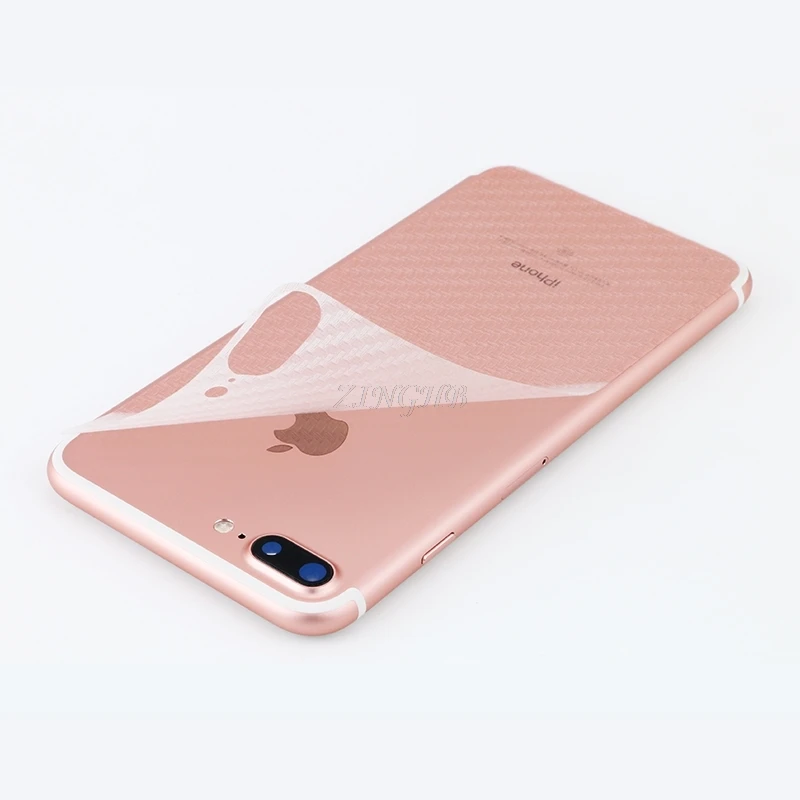 2 шт./лот Вернуться углеродного волокна Стикеры для Xiaomi Redmi S2 5 99 &quotпрозрачный