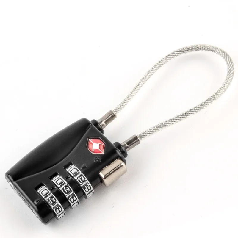 TSA Resettable 3 Digit Combination Lock Travel Luggage Suitcase Code Padlock Metal 3