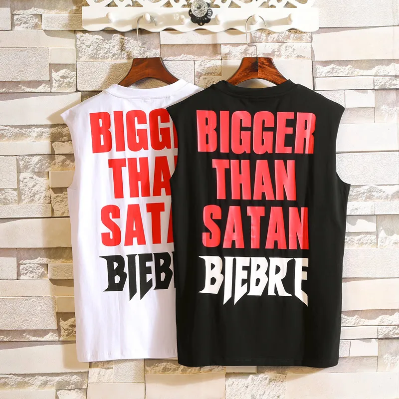 

New Brand Fashion Men Gym Bodybuilding Sleeveless Shirt Tank Top Singlet Fitness Sport Vest Streetwear Letter Print Outwear