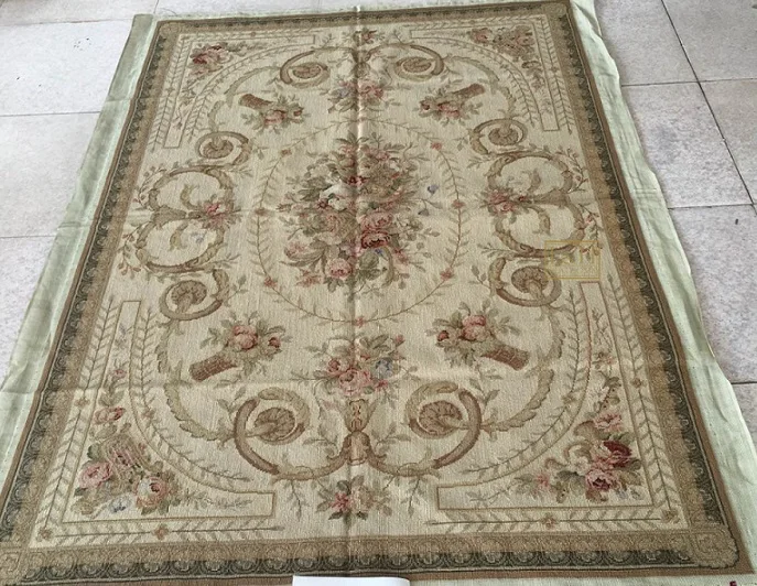 6'x9 Нидлпойнт ковры новозеландской шерсти rugs crossstitched ковры ручной работы ковры для украшения дома