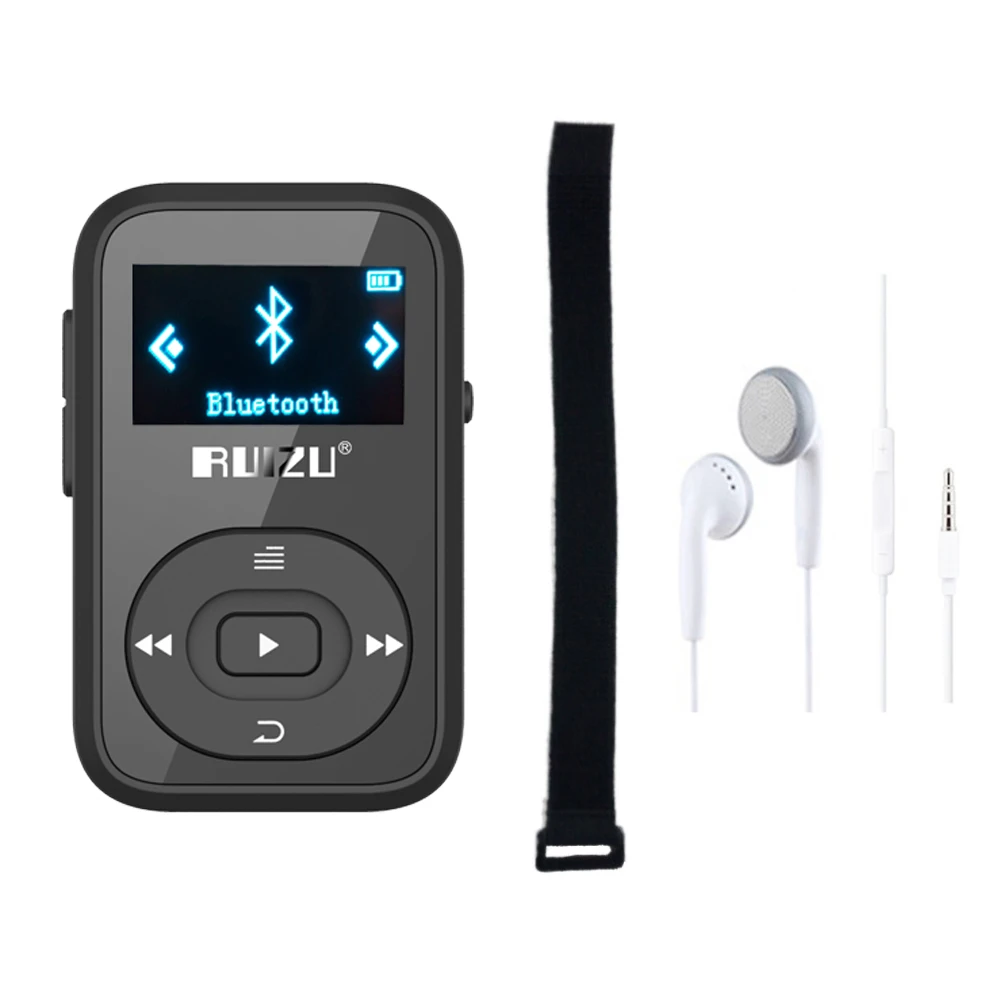 Ruidu мини X26 Bluetooth клип MP3 плеер 8 Гб спорт mp3 музыкальный плеер FM радио рекордер поддержка TF карта+ Бесплатный зажим