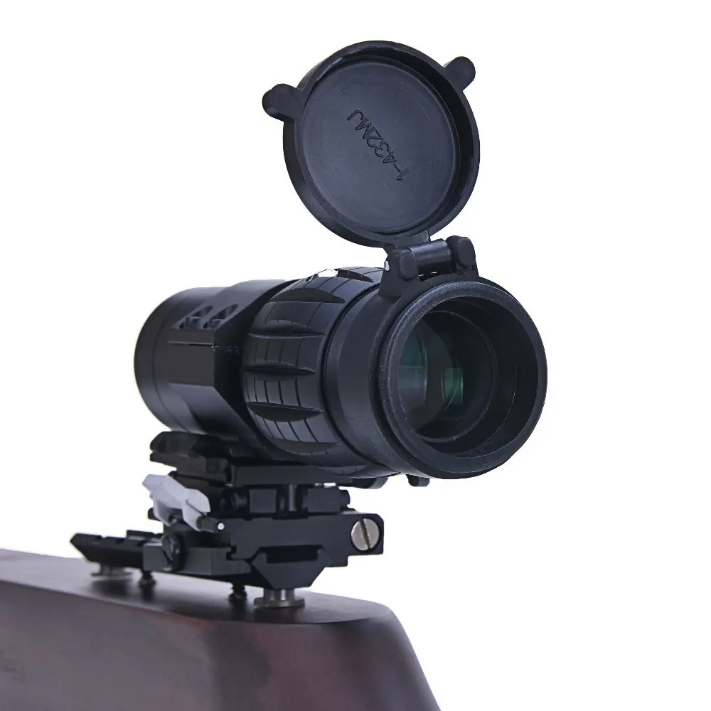 Tactical 3X Magnifier Rifle Scope with Flip to Side and quick release