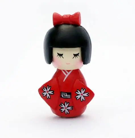 20 шт. новые милые японские мини куклы Kokeshi для девочек, Размер 1,8x1x2,5 см