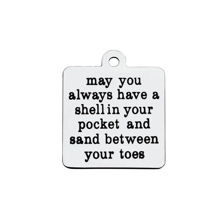10pcs/lot 18mm Stainless Steel Inspirational Letter Charms for Jewelry Making DIY Findings Bracelet Bangle Accessories | Украшения и