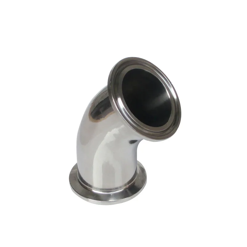 

1.5''-4'' Sanitary Tri Clamp 45 Degree Elbow ss304 Stainless Steel