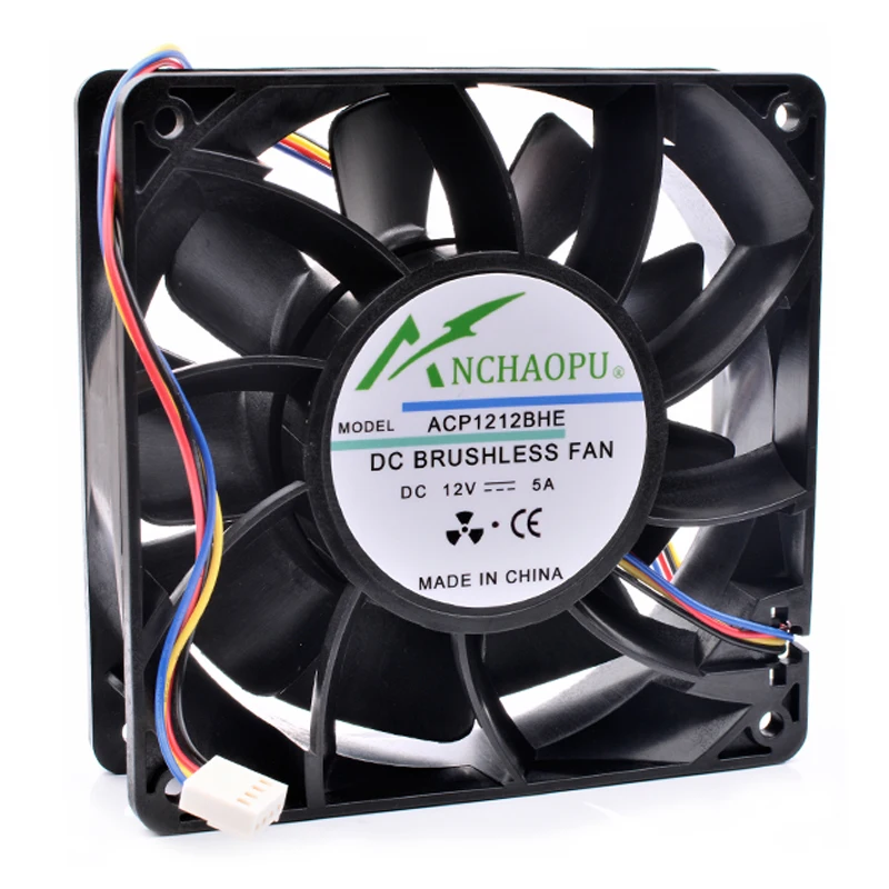 Новый оригинальный ходовой Вентилятор охлаждения ANCHAOPU ACP1212BHE 12 см 12038 120 мм 120x120x38 В