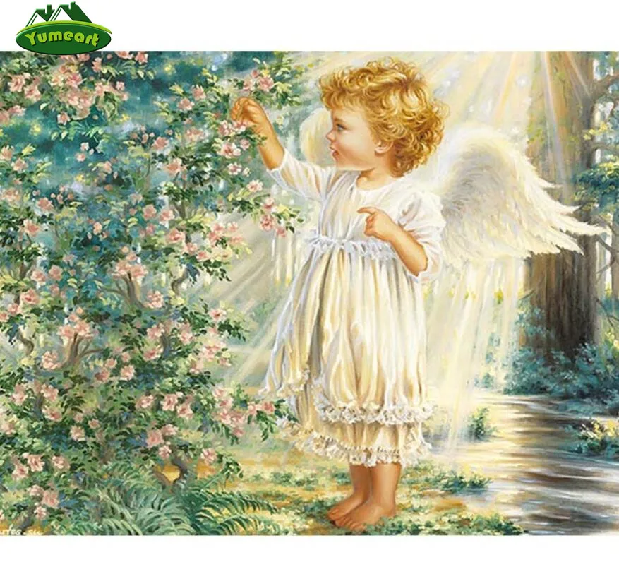 5D Diy Diamond Painting Angel Girl Embroidery Diamond Cross Stitch Kits