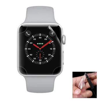 

5pcs TPU Soft Clear Full edge Cover Protective Film (Not Glass) For iwatch Apple Watch Series 4 40mm 44mm Screen Protector Guard