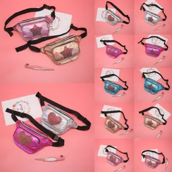 

Womens Fanny Pack Shiny Leather Pouch Belt Waist Bum Bag Waist Phone Pocket Travel Waist Money Belt Leather Holiday Waist Bags