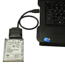 Горячая Распродажа USB 3,0 на SATA Кабель-адаптер для 2," SSD HDD 3,5 дюймов HDD жесткий диск данных с US 12V 2A AC DC адаптер питания