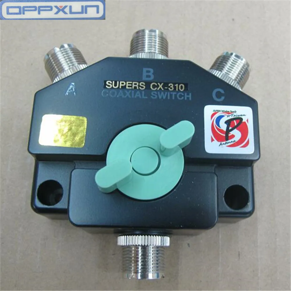 

OPPXUN Duty Wideband Coax Switch CX-310 3 port Antenna Repeater S0239 manual aerial Short-wave Base