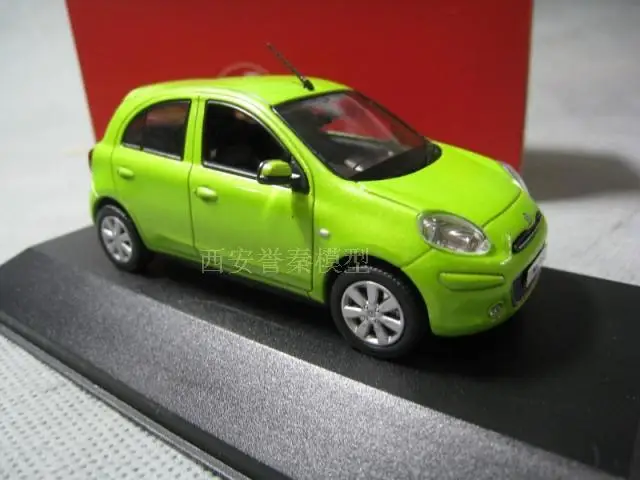 J-коллекция 1:43 NISSAN MICIA 2010 сплав модель автомобиля литье под давлением металлические игрушки подарок на день рождения для детей мальчиков