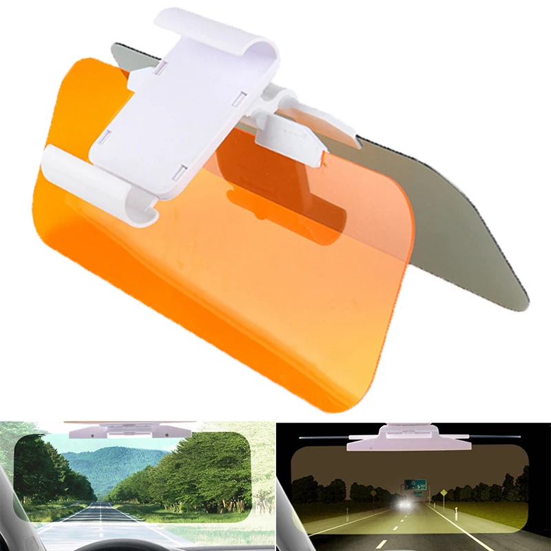 

2 in 1 Car Sun Visor Anti Goggle Uv Blocker Day/Night Clear View Protector Eye