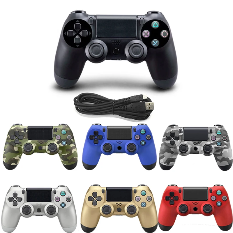 

USB Wired Gamepad For Playstation Sony PS4 Controller Joystick Joypad Controle For PC Win 7/8/10 For PS3 Console With USB Cable