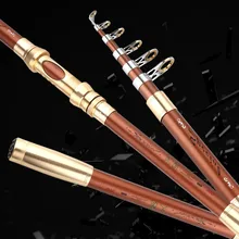 Высокое качество, 99% углеродное волокно, телескопическая удочка, удочка, дальность бросания, мощность H, портативные короткие рыболовные снасти