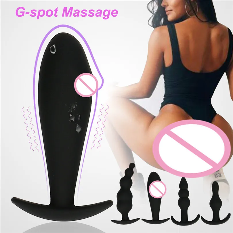 Silicone V Port Plug Anal Toys SM Opening Butt plug Masturbation anal beads Stick Trainer For Woman Massage #F |
