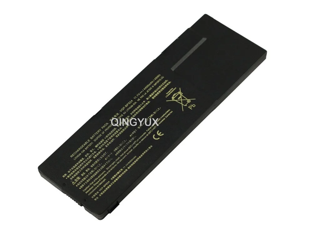 QINGYUX Новый 6 ячеек 11 1 В 4400 мАч VGP-BPS24 Аккумулятор для ноутбука Sony Vaio VGP-BPL24 VGP-BPSC24