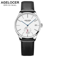 Agelocer Switzerland Top Brand Luxury Women Watch Leather Wrist Bracelet Fashion Ladies Wristwatch relojes mujer montre