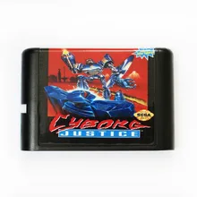 Киборг справедливости 16 бит MD карточная игра для sega Mega Drive для sega Genesis