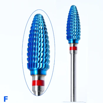 

High quality carbide electric blue nail drill bit cleaning nails quickly remove nail polish cuticle cutting machine nail file