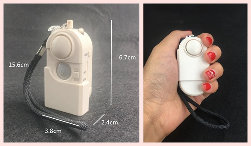 Travel home anti-theft personal infrared alarm 7