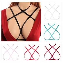 Сексуальная Женская портупея бюстгальтер Фетиш с открытой грудью бондаж, сексуальное эротичное женское белье, Для летних вечеринок Готический тела портупея бюстгальтер