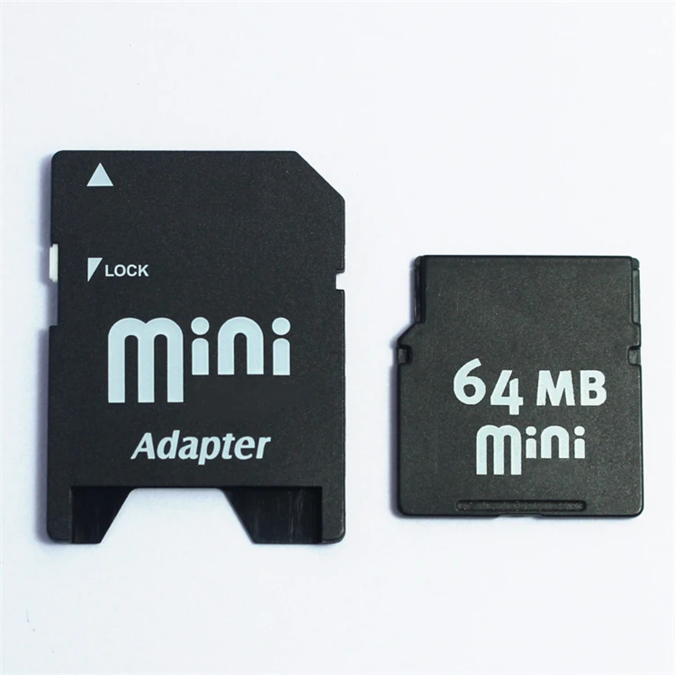 Большая Акция 64MB MiniSD с адаптером Mini SD карта памяти 64MB MiniSD карта памяти для Nokia мобильный телефон палочки Mini SD