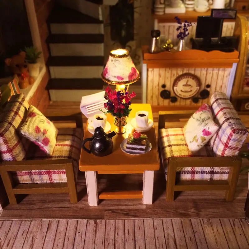 - Sweet Coffee DIY Miniature Dollhouse Kit -5
