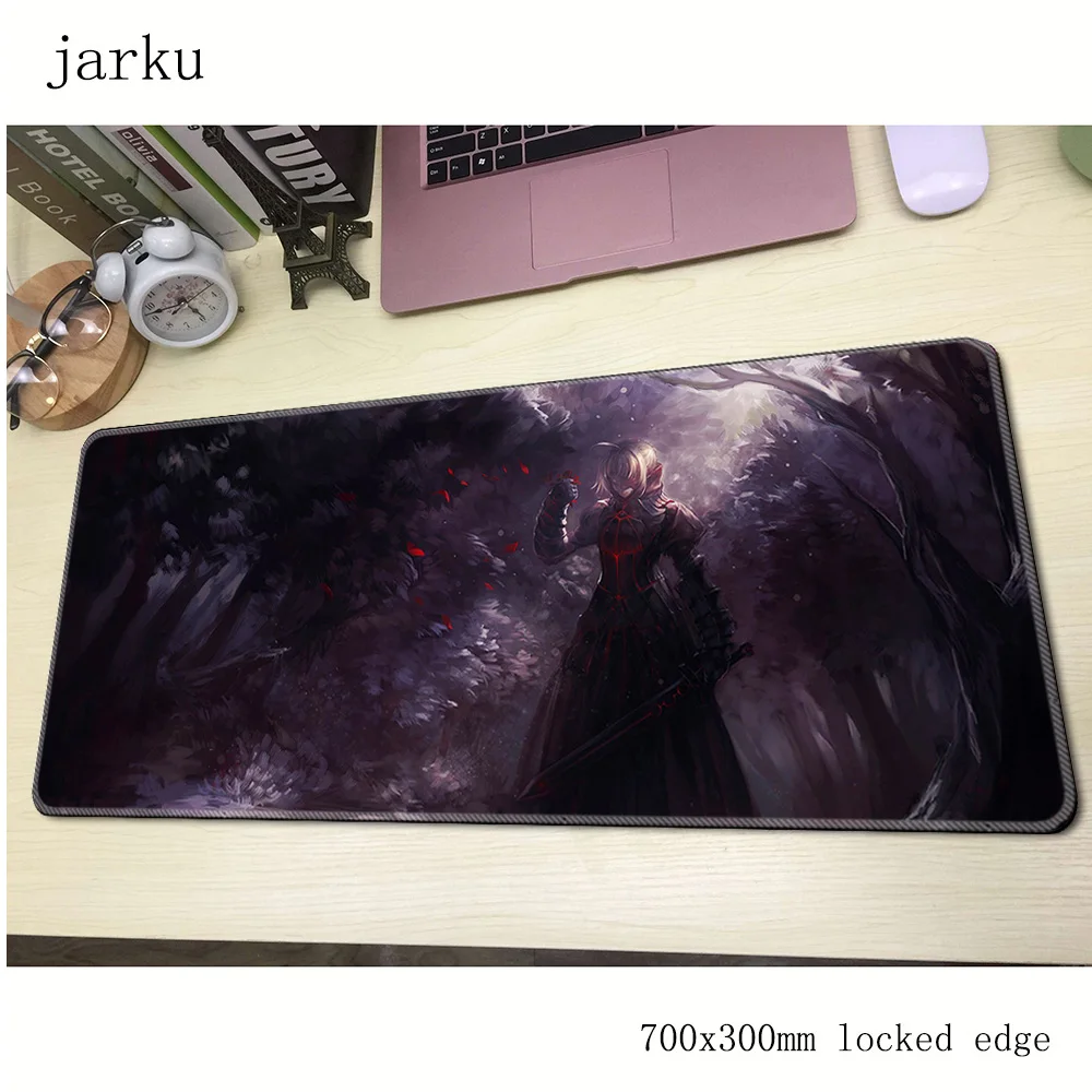  Fate Saber mouse pad gamer 700x300mm notbook mouse mat large gaming mousepad large Cartoon pad mous