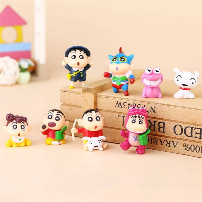 8 шт./лот игрушка карандаш Shinchan милая фигурка Син тян модели популярные