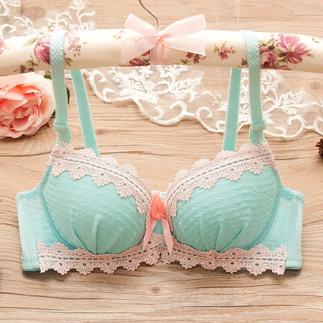 Retro Bra Set Girls Cute Bra Set Teen Sexy Bra for Girls Underwear