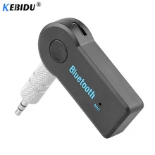 Kebidu 3,5 мм беспроводной Bluetooth приемник адаптер Универсальный автомобильный комплект AUX аудио музыка автомобиль A2DP громкой связи с микрофоном для телефона MP3 автомобиля