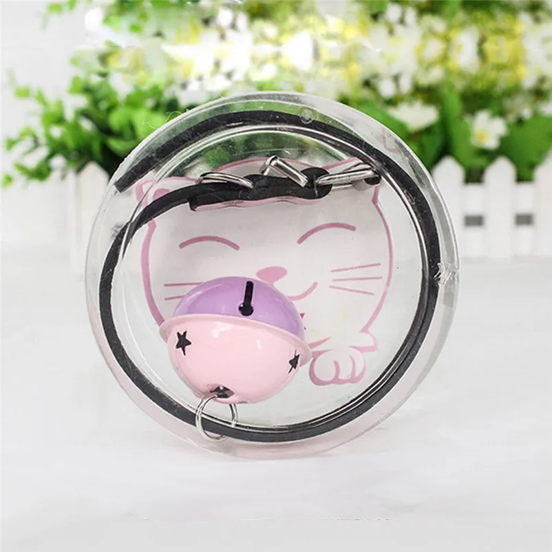 Pendant Pet Cat Collar Exquisite Adjustable Cute Multiple Colors Cat Bell Accessories pet Product Leash and Harnesses A14 (10)