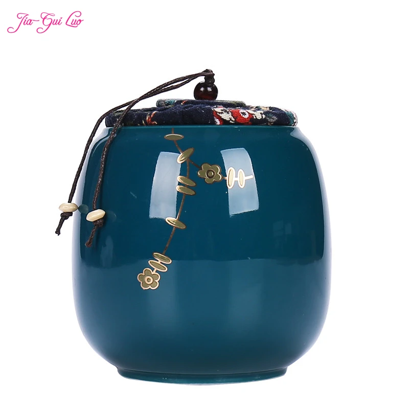 

Jia-gui luo Chinese Ceramic Tea Box Landscape Painting Decoration Contains Culture and Ornamental Value