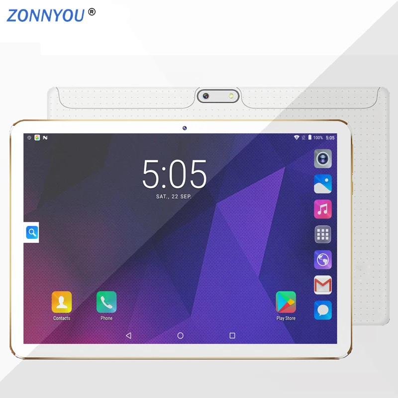 

10.1 inch Android Tablet PC Octa Core Android 7.0 3G Phone Call 4GB 64GB Support Google Play Dual SIM GPS OTG +From Moscow