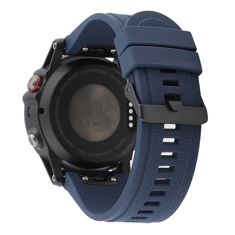 Ремешок для часов Garmin Fenix 5X 5 26 22 20 мм 3 HR Forerunner 935 быстросъемный силиконовый ремешок