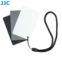 JJC 8.5×5.4cm 3in1 White Balance Digital 18% Gray Card DSLR SLR Camera Small WB Tool for Film Photography