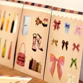 

4pcs/Lot Kawaii Vintage Life mini seal Sticker set Gift decoration sealing sticker Students' DIY label deco pack