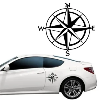 

15cm*15cm Vinyl Decal Car Boat Window Wall Nautical Sailing Anchor Ship Sticker Originality Nautical Compass 1PC